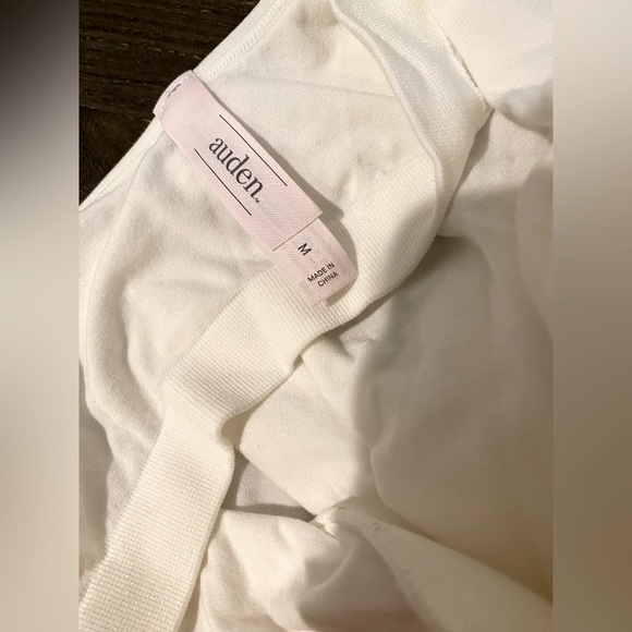 Auden Classic White Seamless Maternity Nursing Cami Tank Top with Bra Pads - Picture 4 of 7